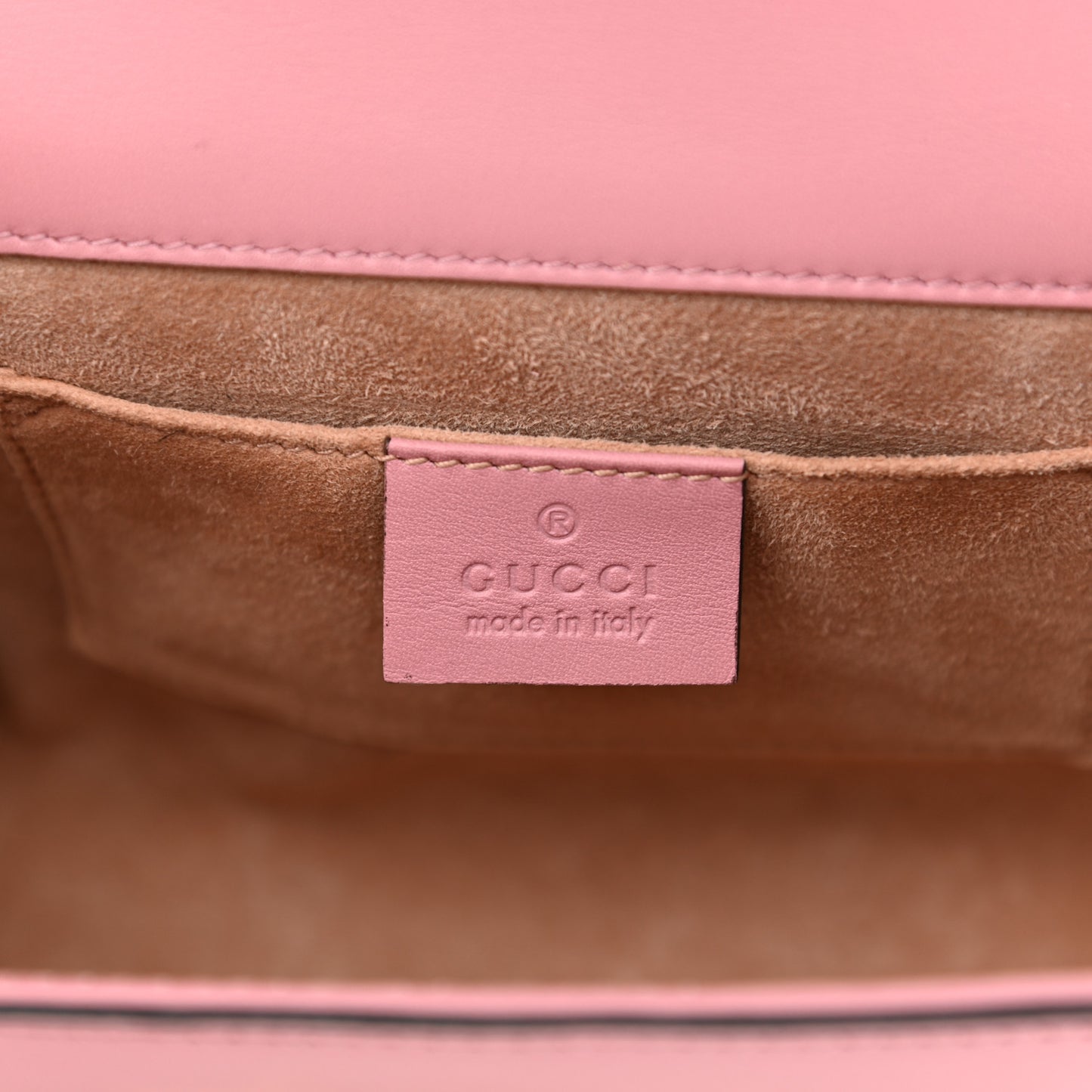 Calfskin Studded Small Padlock Shoulder Bag Carmine Rose