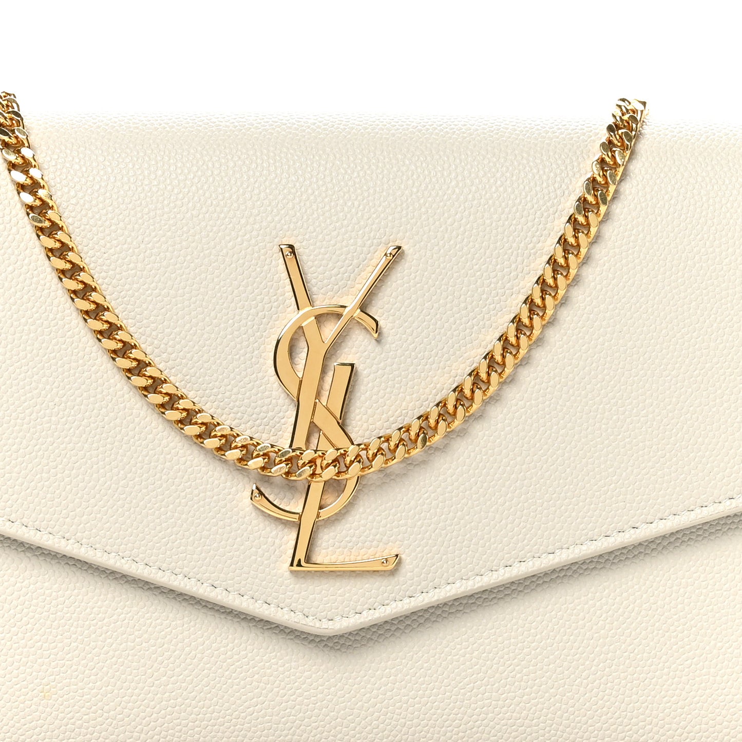 Grain De Poudre Monogram Uptown Chain Wallet Crema Soft