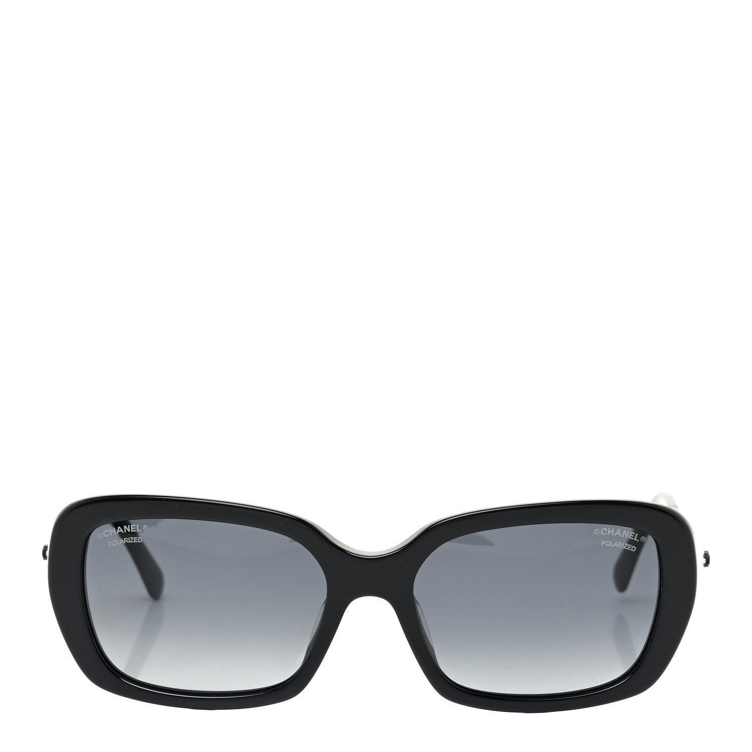 Chanel Pearl Polarized Square Sunglasses 5427-H-A Black 2 of 7