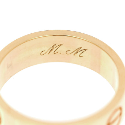 Cartier 18K Yellow Gold 5.5mm LOVE Ring 52 6 5 of 5