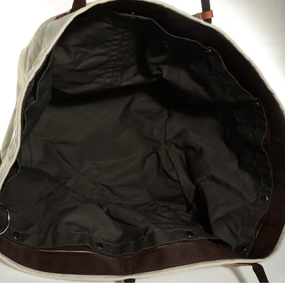 Hermes Natural Toile Fourre Tout du Cavalier Carryall Tote 5 of 15