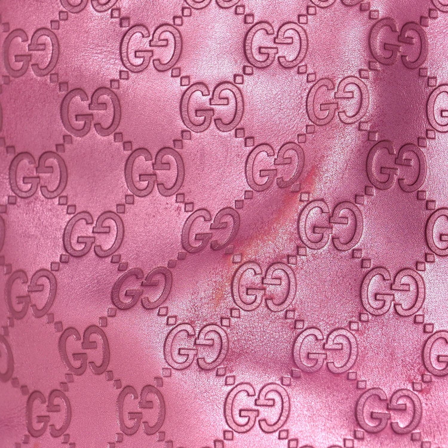 Gucci Metallic Soft Guccissima Large Heart Bit Charm Top Handle Tote Fresia Rose 18 of 26