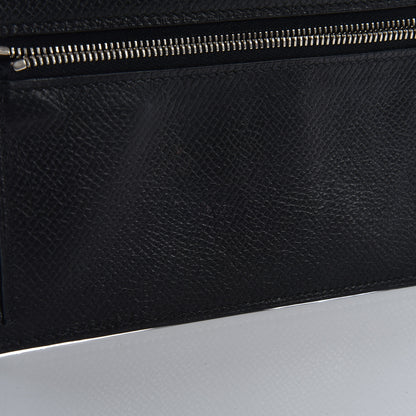 Hermes Epsom Bearn Gusset Wallet Black 8 of 13