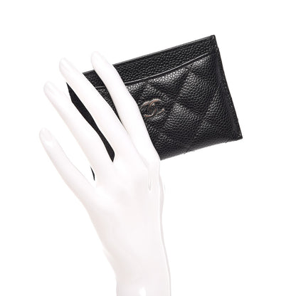 Chanel Caviar Quilted Card Holder Black 2 of 9