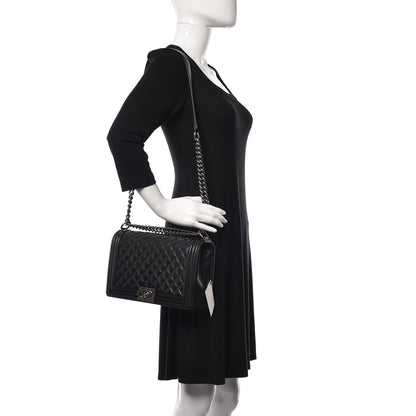 Chanel Caviar Quilted New Medium Boy Flap Black 2 of 11