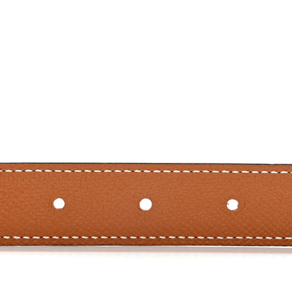 Hermes Epsom Swift 24mm Collier De Chien CDC Belt 90/36 Black Gold 3 of 6