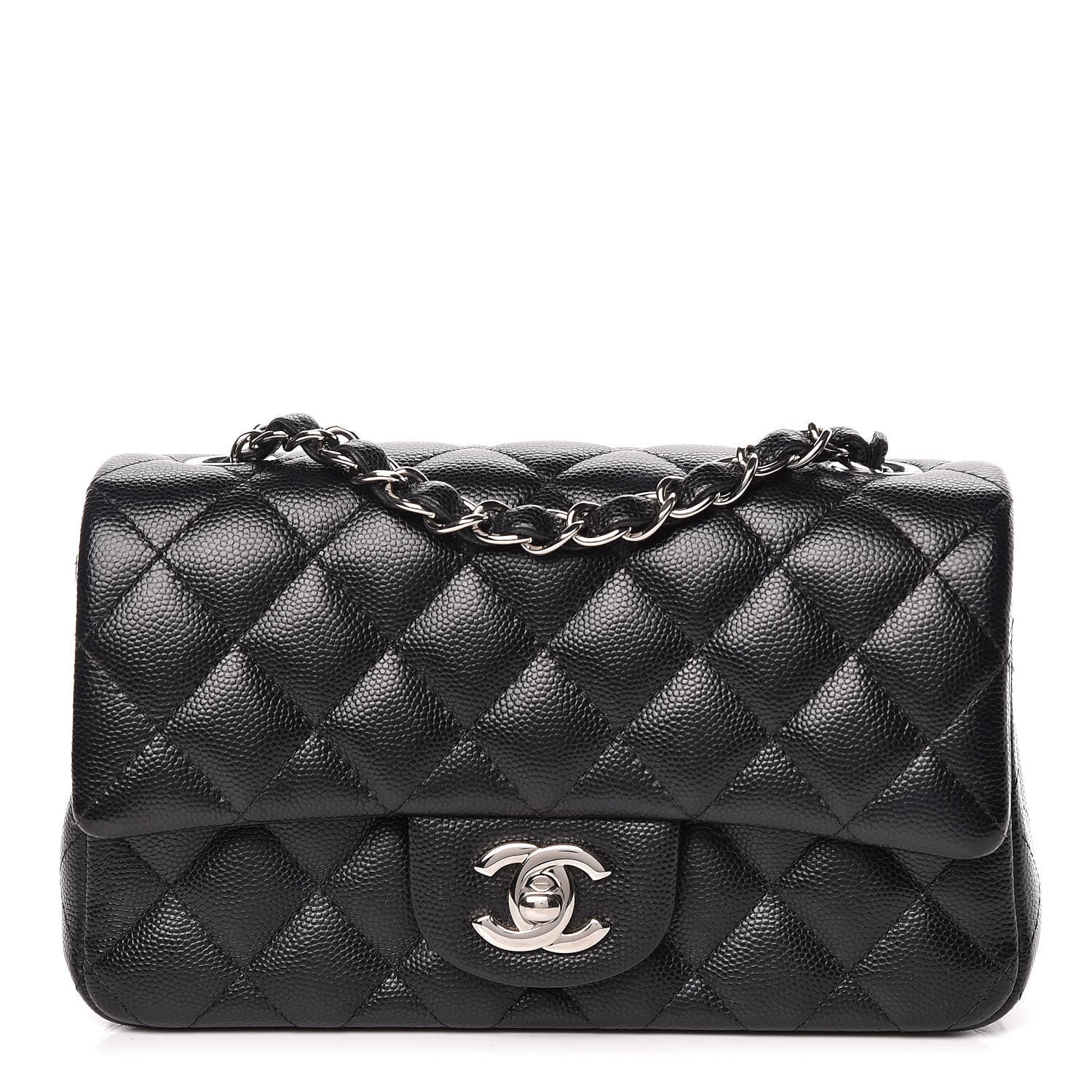 Chanel Caviar Quilted Mini Rectangular Flap Black 1 of 10