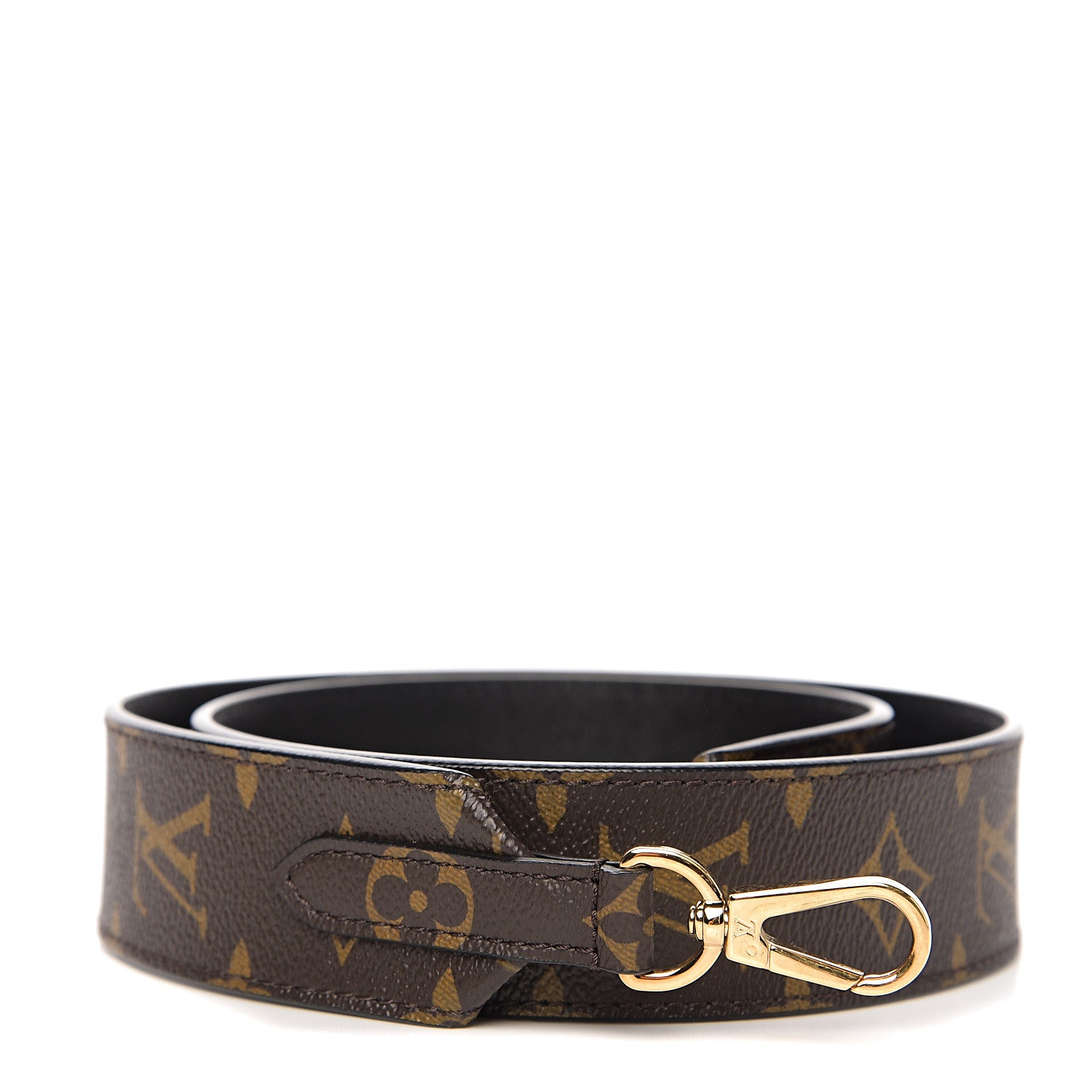 Louis Vuitton Monogram Bandouliere Shoulder Strap Black 1 of 5