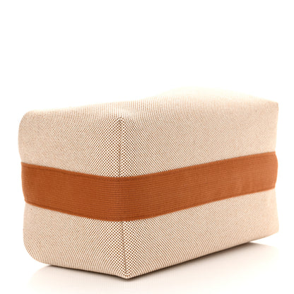 Hermes Canvas Large Bride-A-Brac Cabriole Case Biscuit 4 of 10