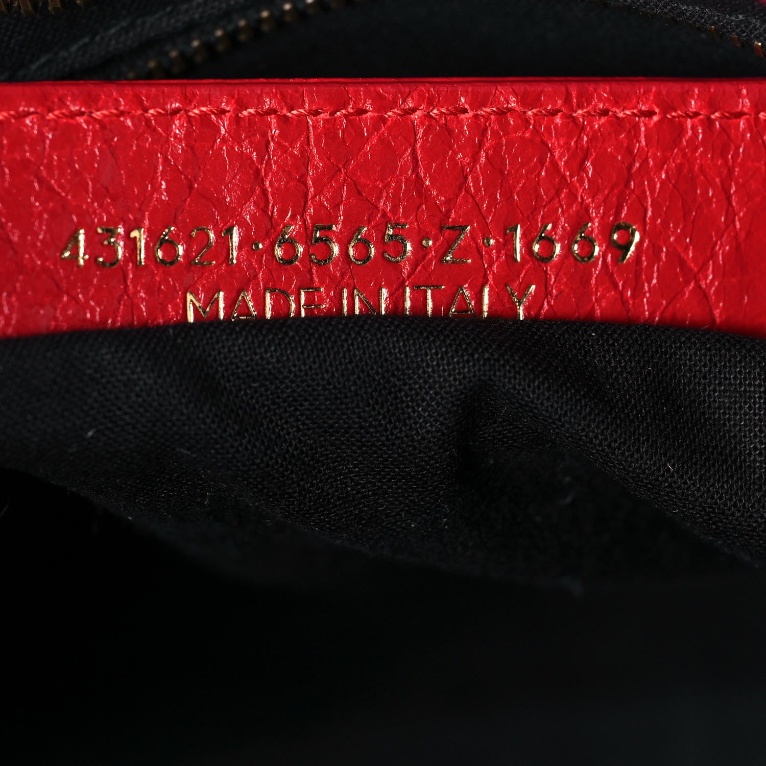 Balenciaga Agneau Classic Hardware S City Poppy 11 of 13