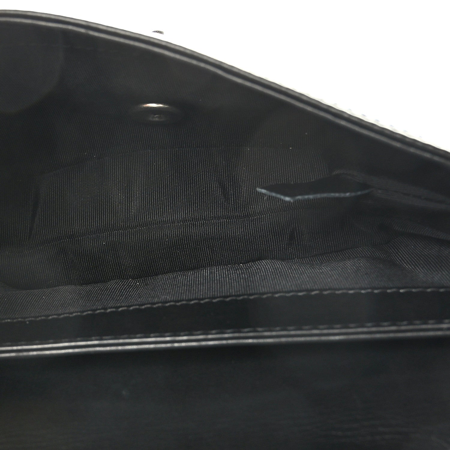Chanel Calfskin Studded Chevron Quilted Flap Black 5 of 12