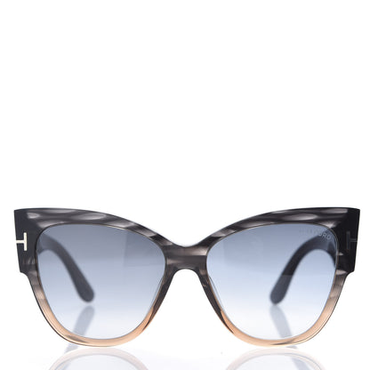 Tom Ford Anoushka Sunglasses TF371 Melange Grey Peach 3 of 8