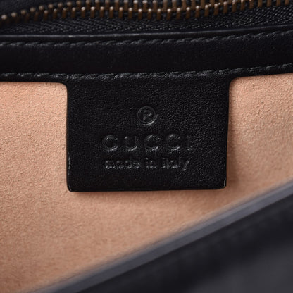 Gucci Calfskin Matelasse Small GG Marmont Shoulder Bag Black 6 of 7