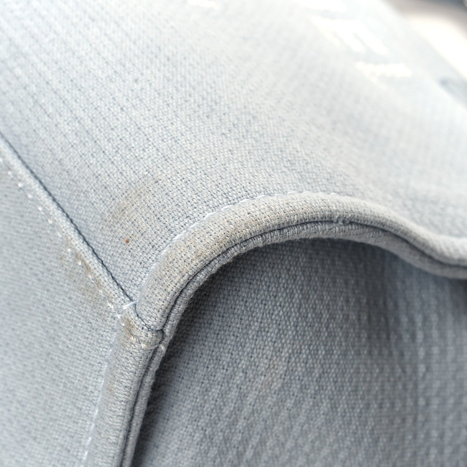 Chanel Mixed Fibers Small Deauville Tote Grey 12 of 15