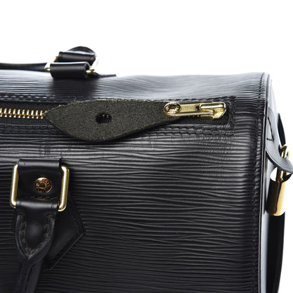Louis Vuitton Epi Speedy 30 Black 9 of 14
