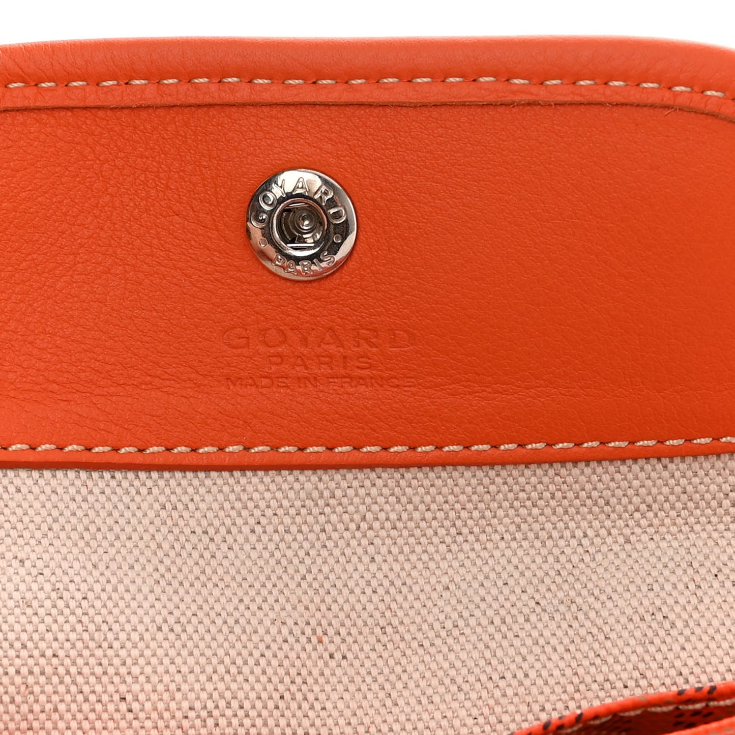 Goyardine Reversible Mini Anjou Orange