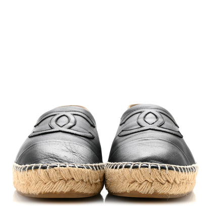 Chanel Lambskin CC Espadrilles 39 Black 39 Black 3 of 11