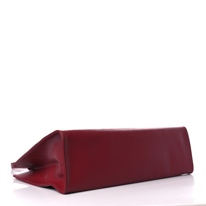 Telfar Vegan Leather Medium Shopping Bag Oxblood 4 of 9