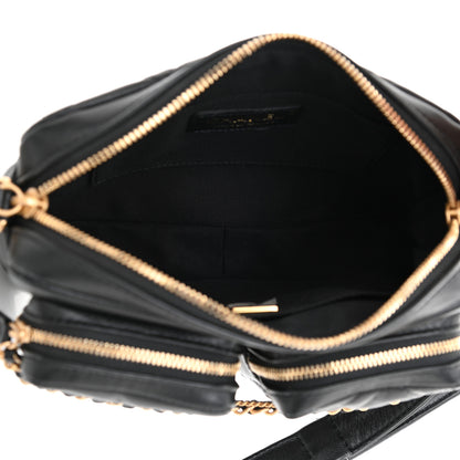 Chanel Calfskin Quilted Small Camera Case Black 5 of 11