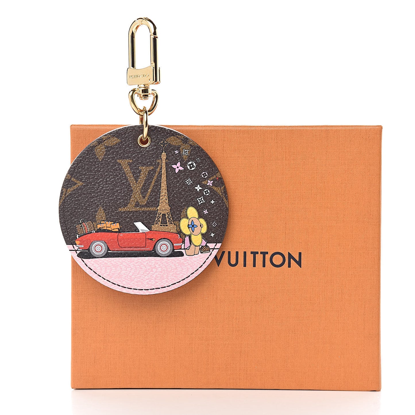 Monogram 2019 Christmas Animation Paris Bag Charm Key Ring