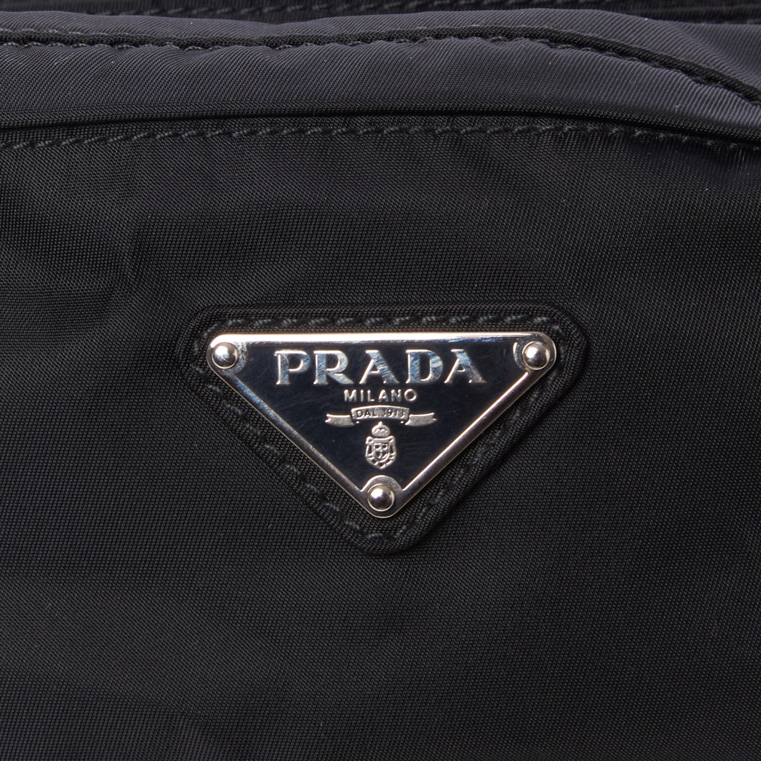 Prada Tessuto Nylon Montagna Belt Bag Black 7 of 9