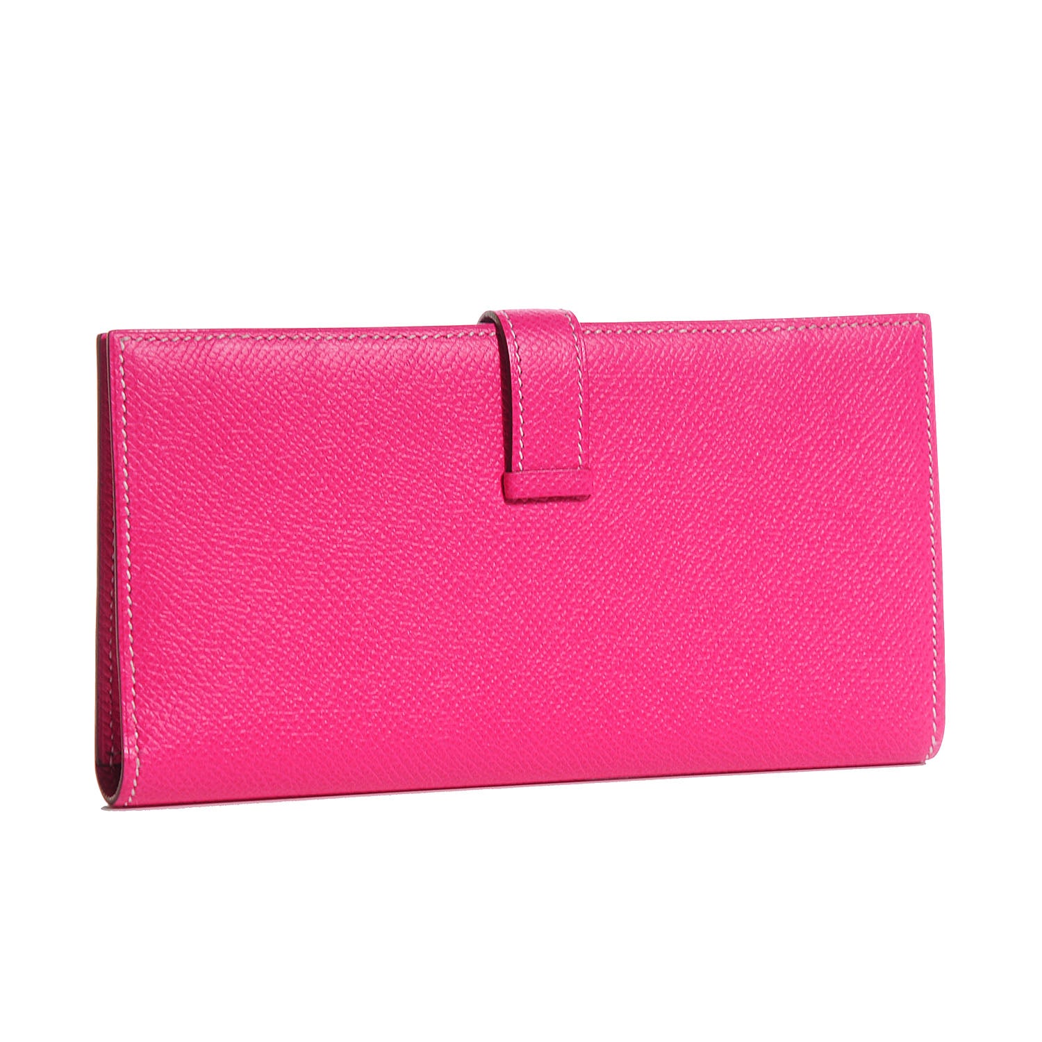 Hermes Epsom Bearn Wallet Rose Tyrien 3 of 10
