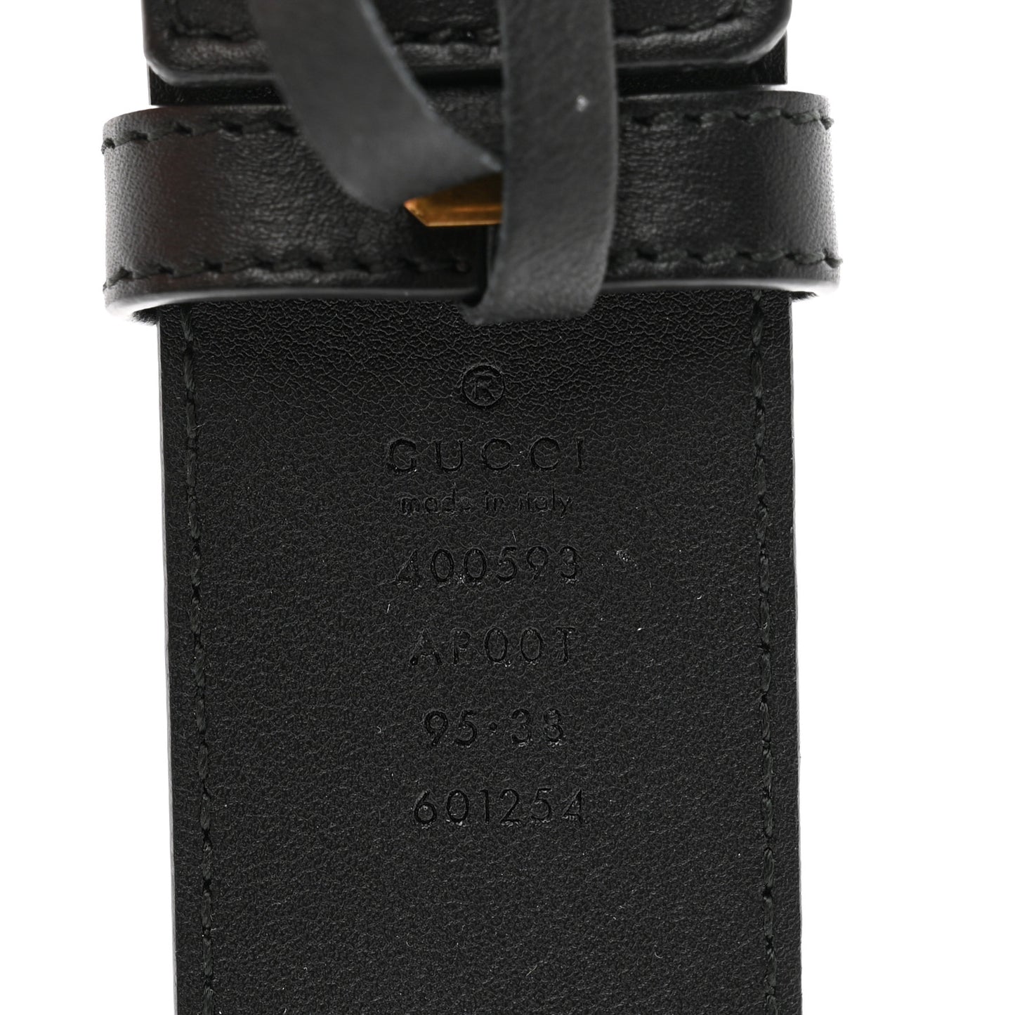 Calfskin Double G 40mm Belt 95 38 Black