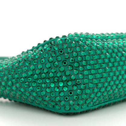 Prada Satin Crystal Mini Re-Edition 2000 Bag Mango 9 of 10