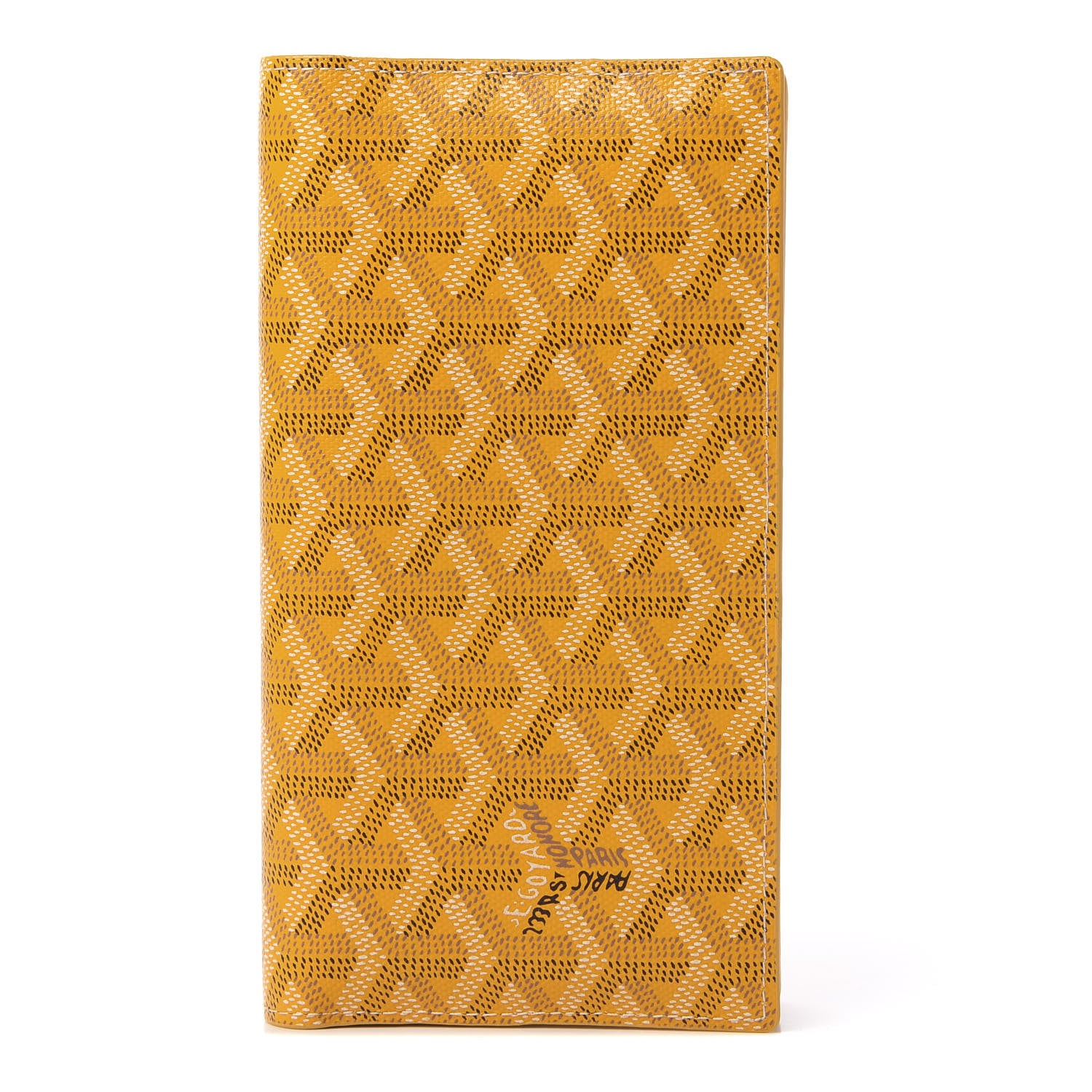 Goyard Goyardine Richelieu Wallet Yellow 1 of 10