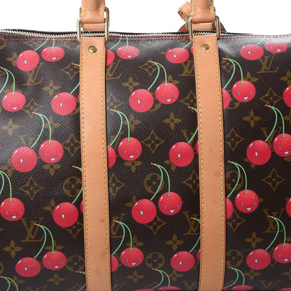Louis Vuitton Monogram Cerises Keepall 45 9 of 16