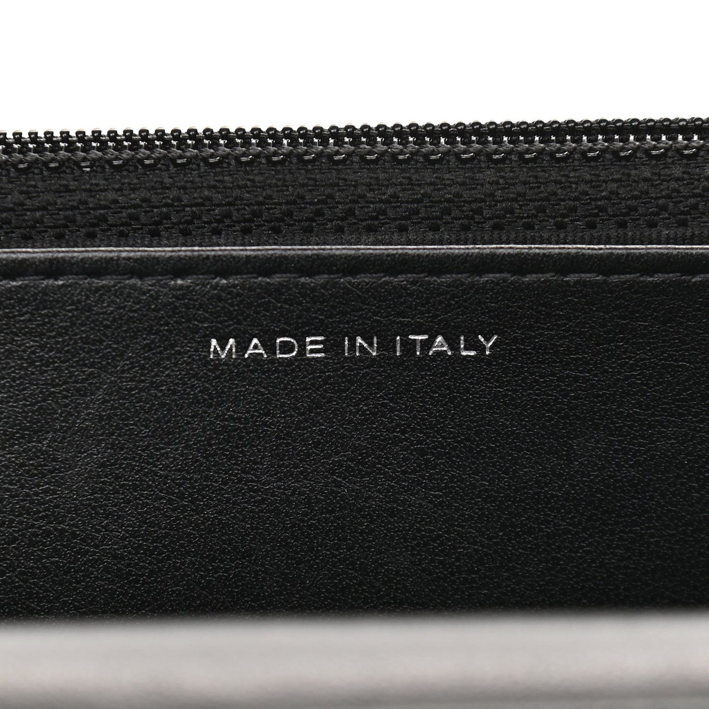 Aged Calfskin Chevron Quilted Reissue Wallet On Chain WOC So Black