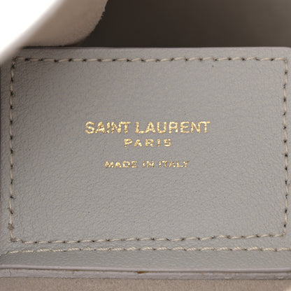 Saint Laurent Calfskin Large Shopping Tote Granite 7 of 16