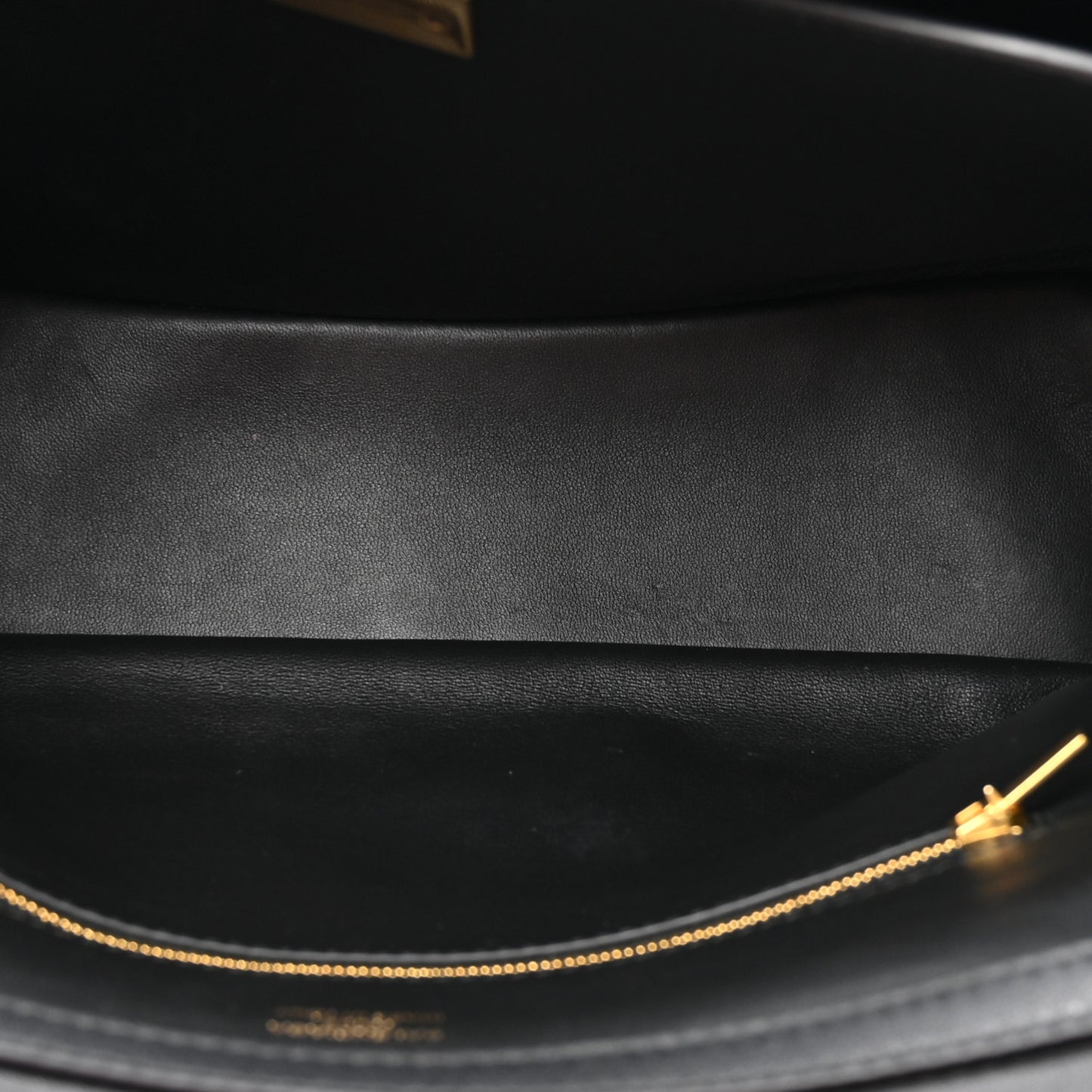 Natural Smooth Calfskin Small Rodeo Top Handle Handbag Black