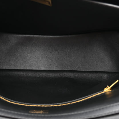 Balenciaga Natural Smooth Calfskin Small Rodeo Top Handle Handbag Black 6 of 11