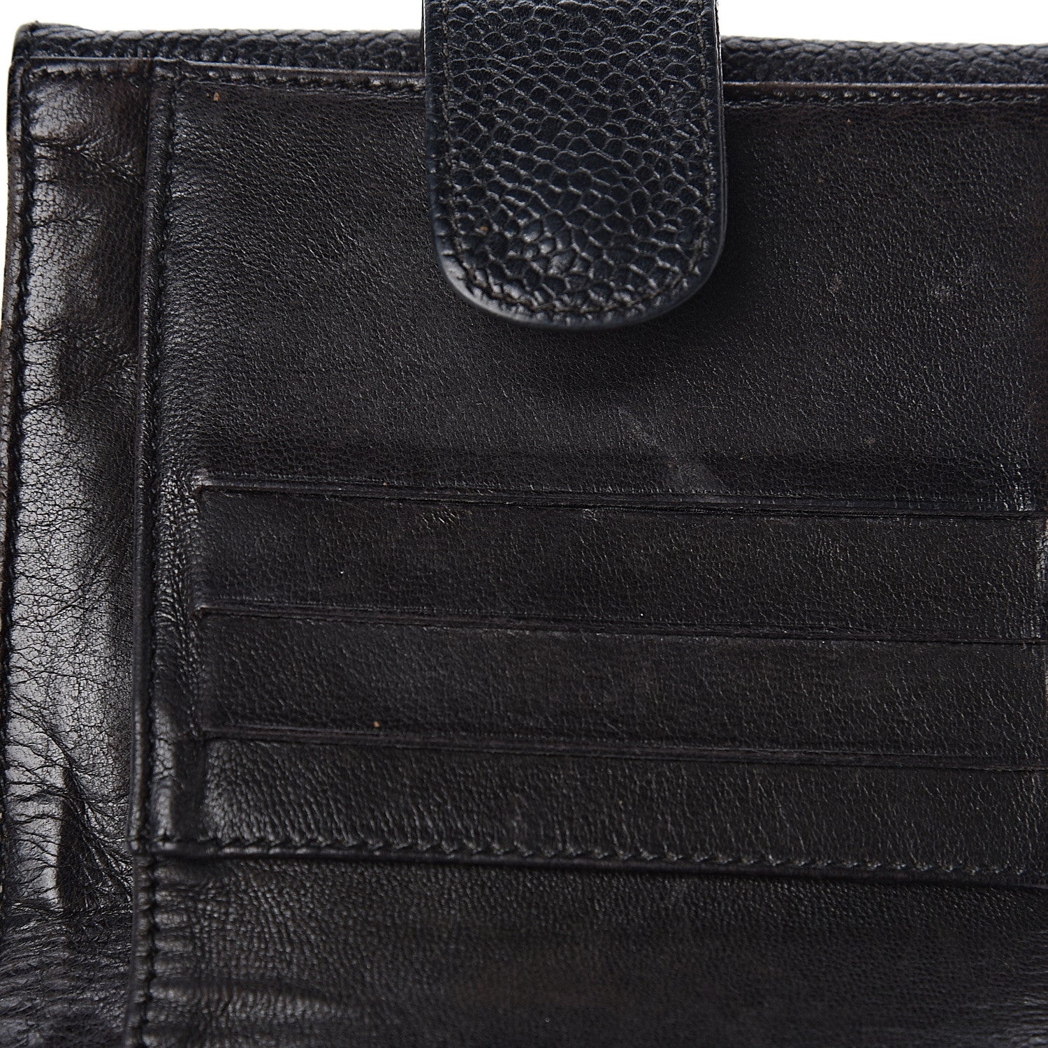 Chanel Caviar Timeless CC Compact Wallet Black 13 of 14