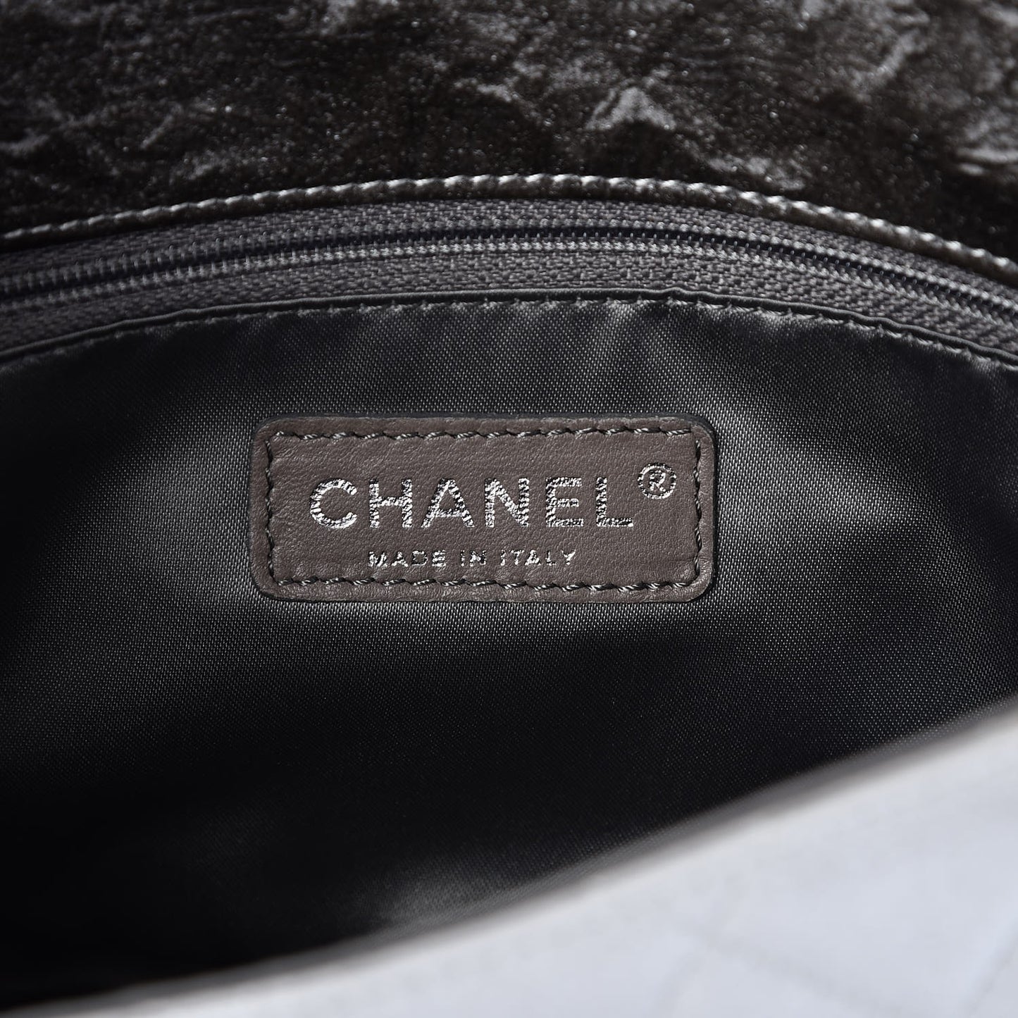 Vinyl Quilted Small Melrose Degrade Flap Black