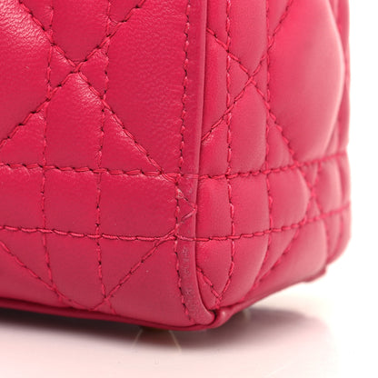 Christian Dior Lambskin Cannage Mini Lady Dior Fuchsia 12 of 12