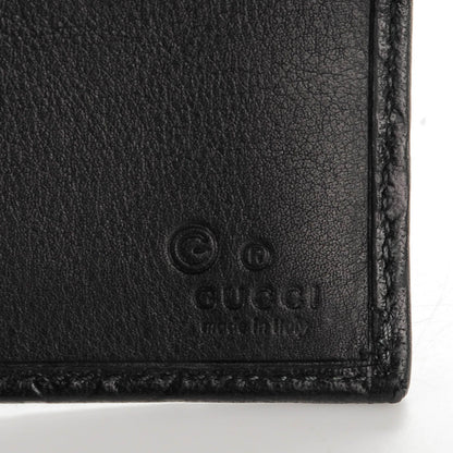 Gucci Guccissima Continental Flap Wallet Black 6 of 7