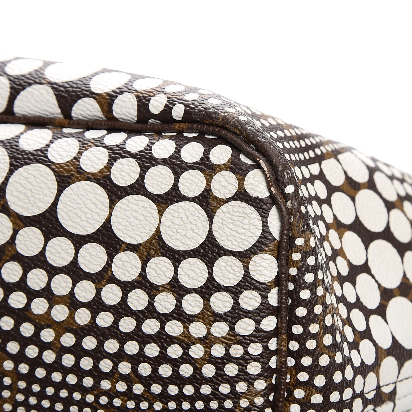 Monogram Kusama Waves Neverfull MM White