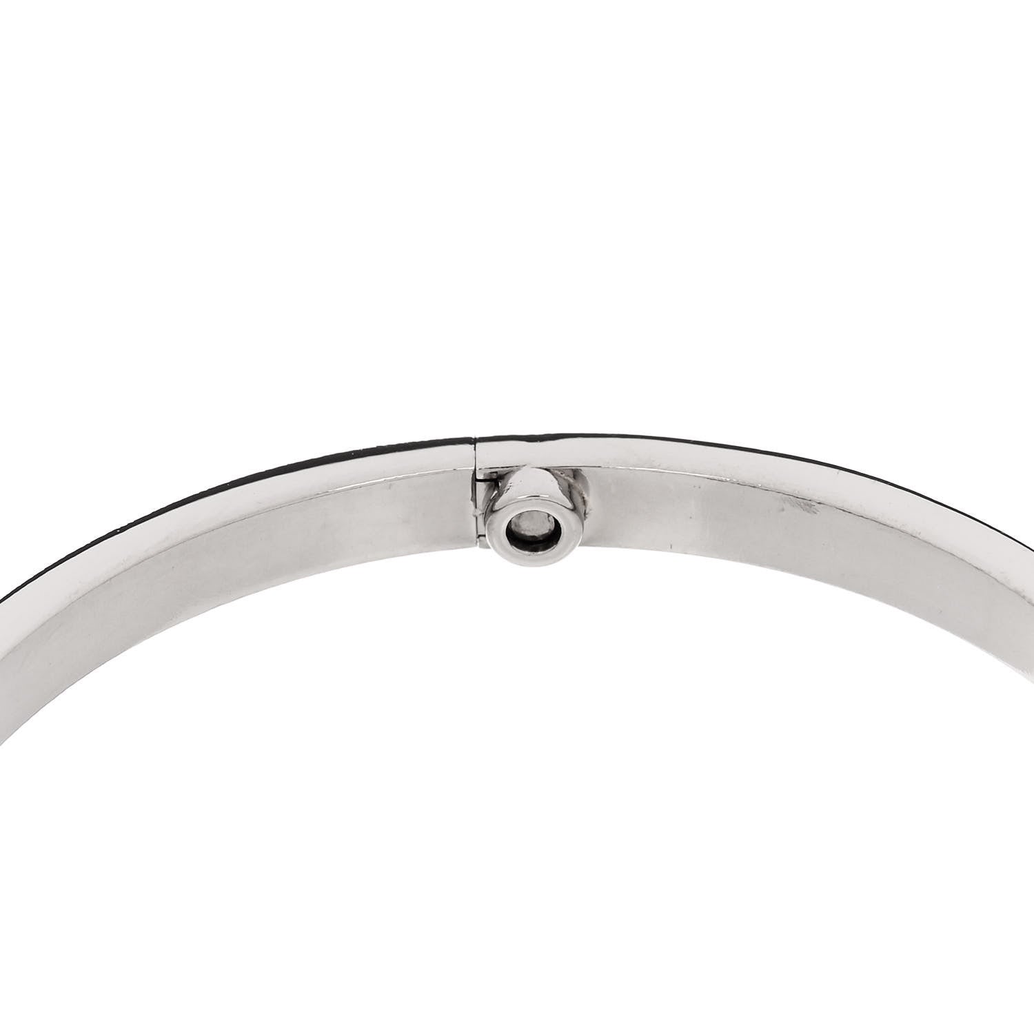 Cartier 18K White Gold Small LOVE Bracelet 16 6 of 6