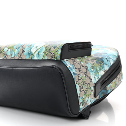 Gucci GG Supreme Monogram Blooms Small Day Backpack Blue 10 of 10