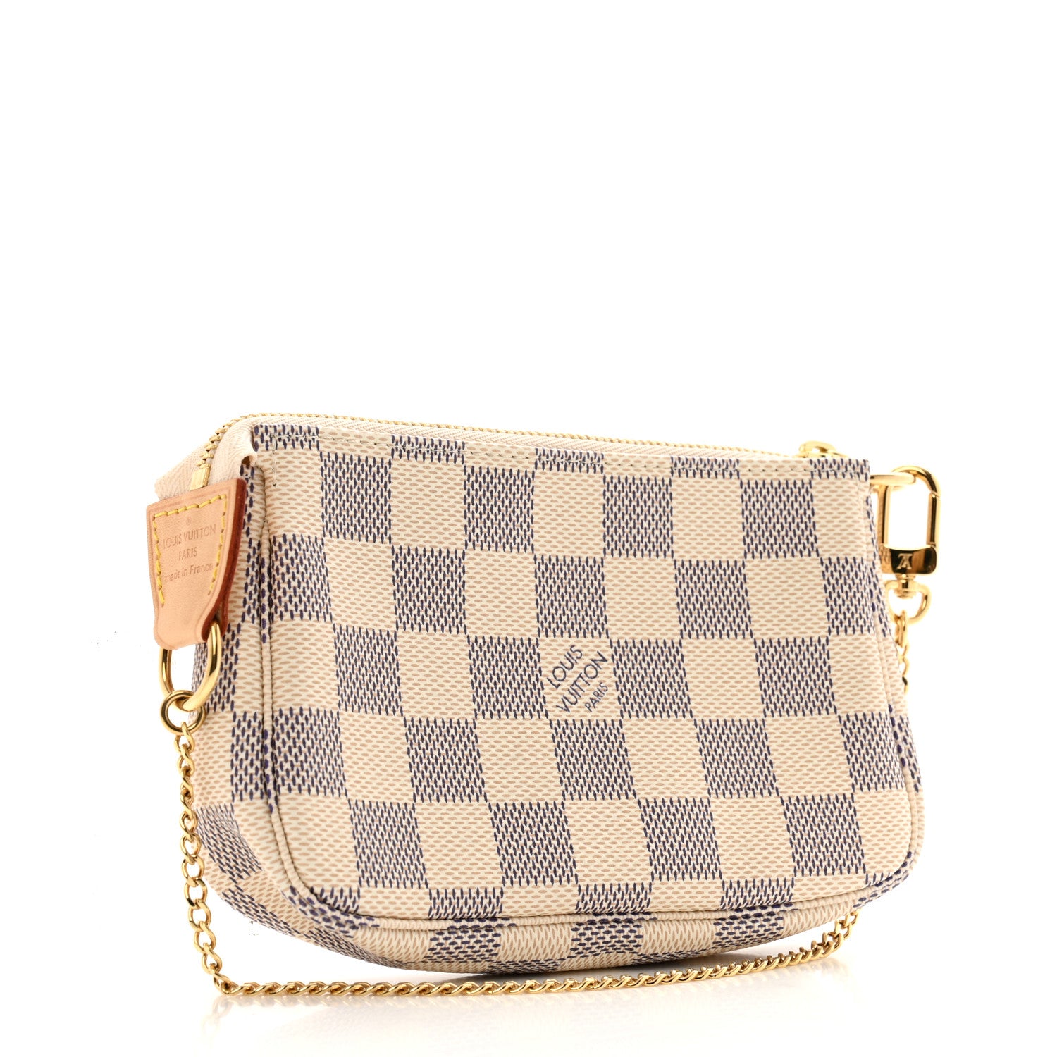 Louis Vuitton Damier Azur Mini Pochette Accessories 2 of 10
