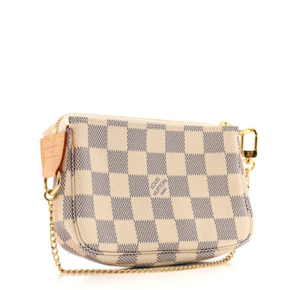 Louis Vuitton Damier Azur Mini Pochette Accessories 2 of 10