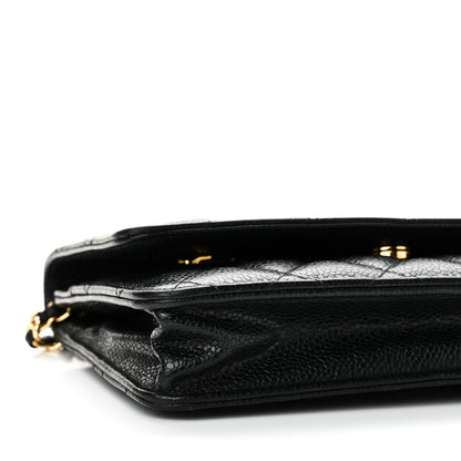 Chanel Caviar Quilted Wallet on Chain WOC Black 10 of 12