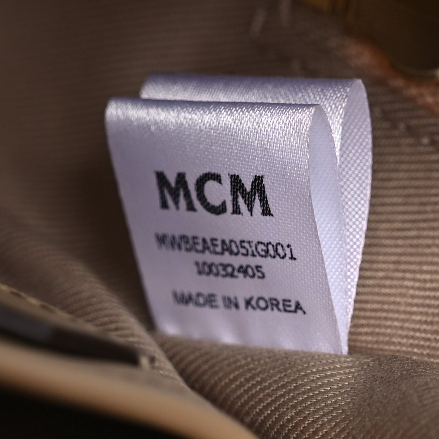 Visetos Mini Boston Bag Beige