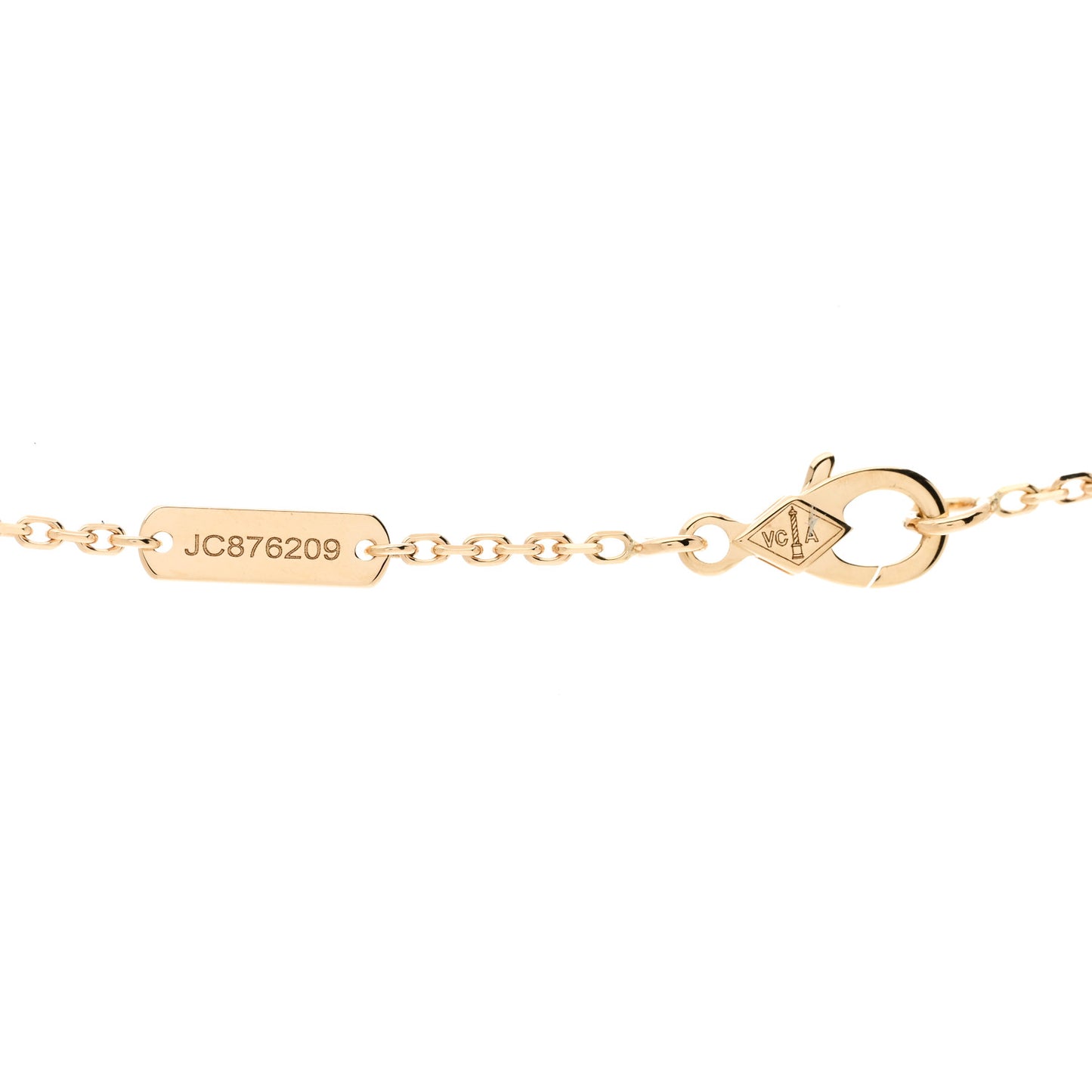 18K Yellow Gold Vintage Alhambra Pendant Necklace