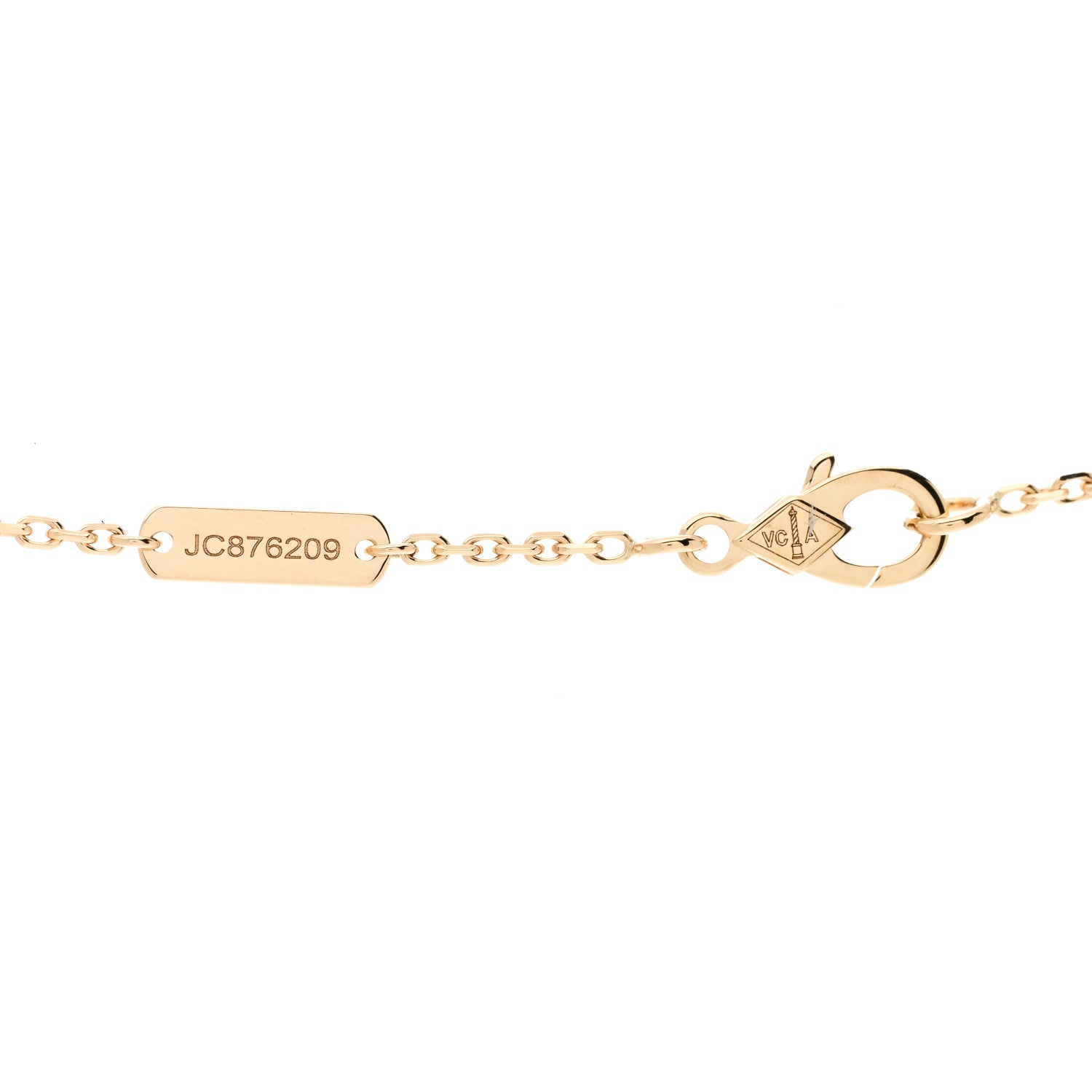 Van Cleef & Arpels 18K Yellow Gold Vintage Alhambra Pendant Necklace 4 of 5