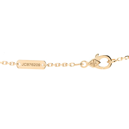 Van Cleef & Arpels 18K Yellow Gold Vintage Alhambra Pendant Necklace 4 of 5
