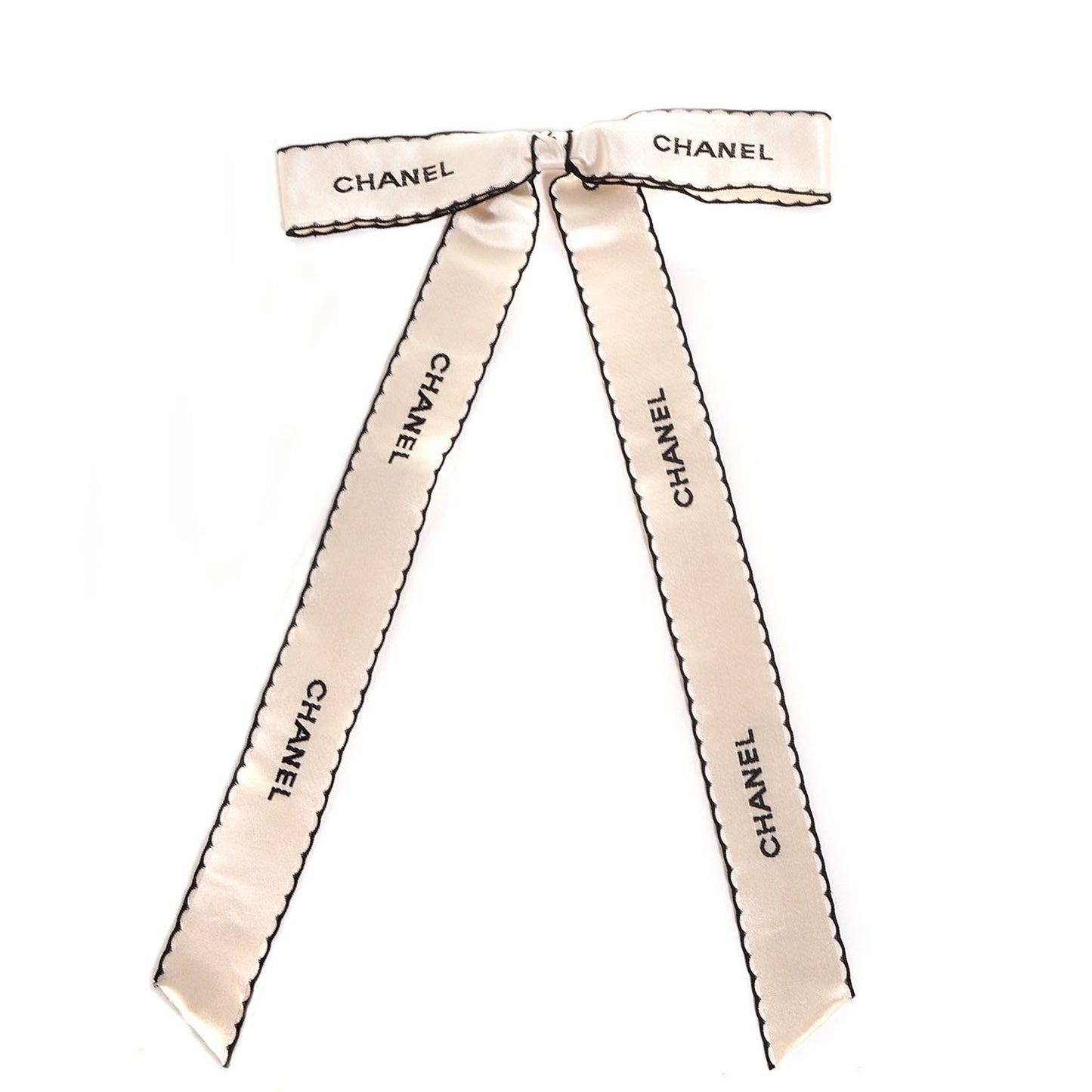 Ribbon Brooch White
