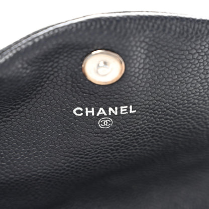 Chanel Caviar Half Moon Wallet On Chain WOC Black 6 of 11